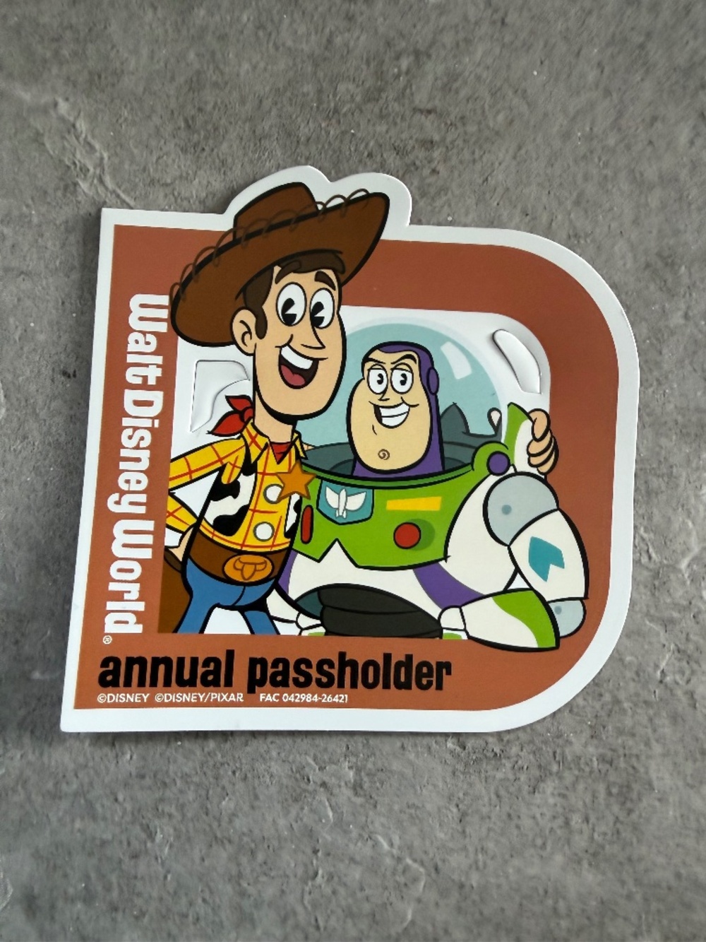 Walt Disney World Toy Story Annual Passholder Magnet